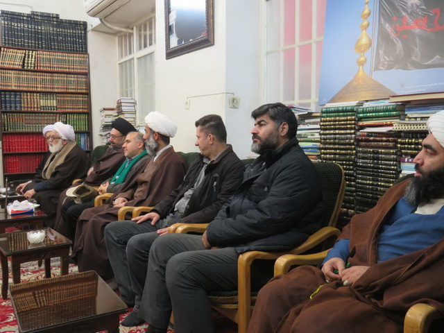 روضه روز جمعه دفتر در میلاد حضرت علی اکبر(ع) و دیدار یومیه