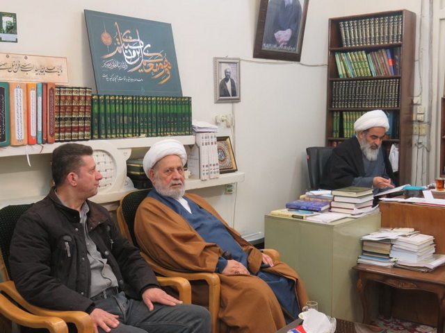روضه روز جمعه دفتر در میلاد حضرت علی اکبر(ع) و دیدار یومیه