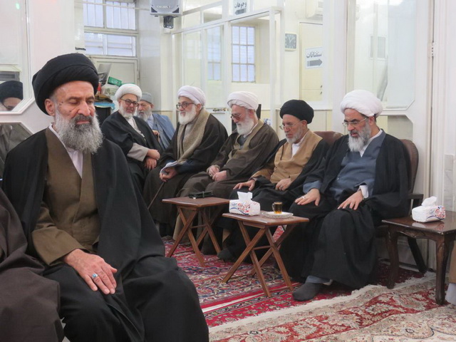 روضه روز جمعه دفتر در میلاد حضرت علی اکبر(ع) و دیدار یومیه