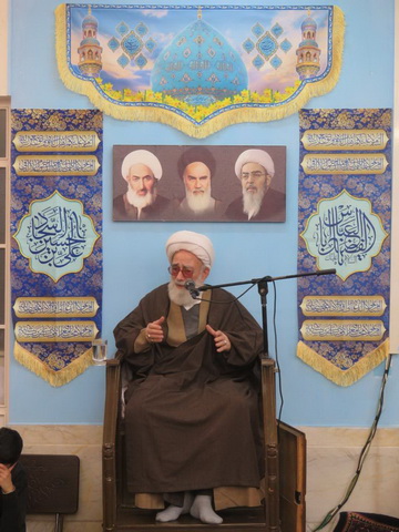روضه روز جمعه دفتر در میلاد حضرت علی اکبر(ع) و دیدار یومیه