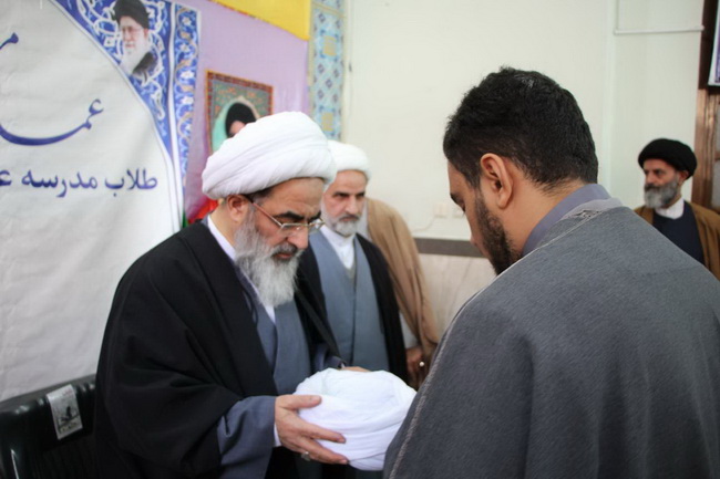 سخنرانی بمناسبت نیمه شعبان و دهه فجر و آئین عمامه گذاری طلاب مدرسه رسالت قم