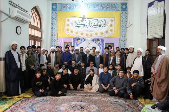 سخنرانی بمناسبت نیمه شعبان و دهه فجر و آئین عمامه گذاری طلاب مدرسه رسالت قم