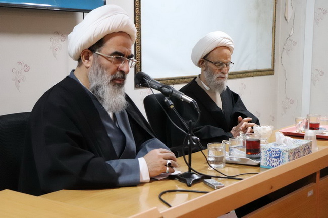 دیدار با جمعی از طلاب حوزه علمیه ولی عصر(عج) شهر بناب