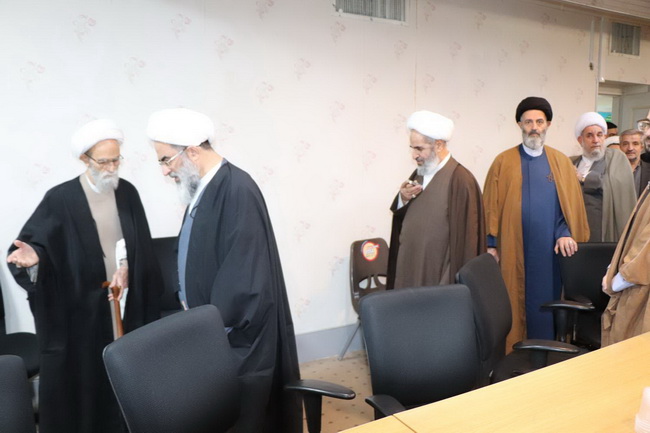 دیدار با جمعی از طلاب حوزه علمیه ولی عصر(عج) شهر بناب