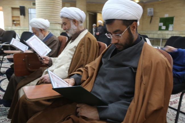 مراسم عزاداری شهادت ولی امر مسلمین حضرت آیت الله العظمی امام خامنه‌ای(قدس سره الشریف) در مرکز فقهی ائمه اطهار(ع)