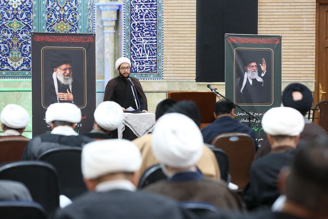 مراسم عزاداری شهادت ولی امر مسلمین حضرت آیت الله العظمی امام خامنه‌ای(قدس سره الشریف) در مرکز فقهی ائمه اطهار(ع)