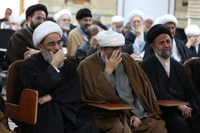 مراسم عزاداری شهادت ولی امر مسلمین حضرت آیت الله العظمی امام خامنه‌ای(قدس سره الشریف) در مرکز فقهی ائمه اطهار(ع)