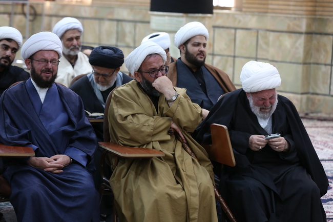 مراسم عزاداری شهادت ولی امر مسلمین حضرت آیت الله العظمی امام خامنه‌ای(قدس سره الشریف) در مرکز فقهی ائمه اطهار(ع)