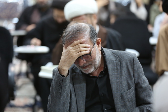 مراسم عزاداری شهادت ولی امر مسلمین حضرت آیت الله العظمی امام خامنه‌ای(قدس سره الشریف) در مرکز فقهی ائمه اطهار(ع)