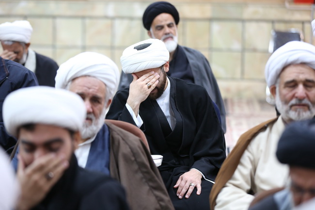 مراسم عزاداری شهادت ولی امر مسلمین حضرت آیت الله العظمی امام خامنه‌ای(قدس سره الشریف) در مرکز فقهی ائمه اطهار(ع)