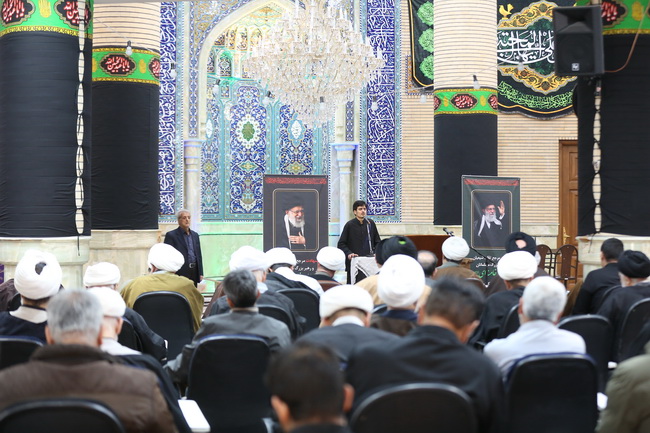مراسم عزاداری شهادت ولی امر مسلمین حضرت آیت الله العظمی امام خامنه‌ای(قدس سره الشریف) در مرکز فقهی ائمه اطهار(ع)
