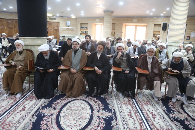 مراسم عزاداری شهادت ولی امر مسلمین حضرت آیت الله العظمی امام خامنه‌ای(قدس سره الشریف) در مرکز فقهی ائمه اطهار(ع)