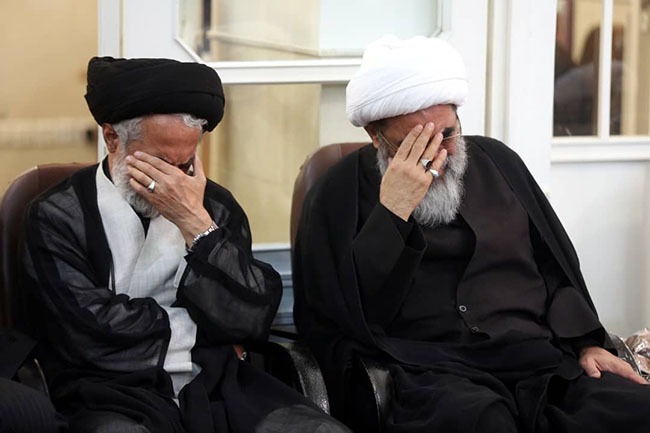 مراسم سوگواری شهادت امام صادق(ع) در دفتر آیت الله فاضل لنکرانی