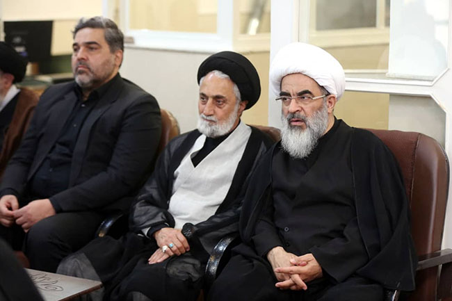 مراسم سوگواری شهادت امام صادق(ع) در دفتر آیت الله فاضل لنکرانی