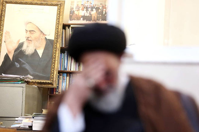 مراسم سوگواری شهادت امام صادق(ع) در دفتر آیت الله فاضل لنکرانی