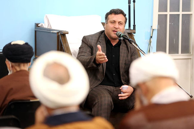 مراسم سوگواری شهادت امام صادق(ع) در دفتر آیت الله فاضل لنکرانی