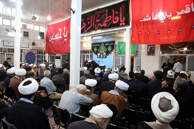 مراسم سوگواری شهادت امام صادق(ع) در دفتر آیت الله فاضل لنکرانی