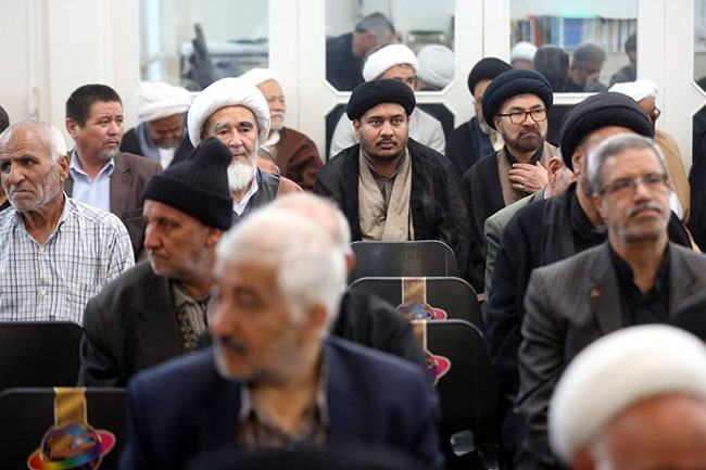 مراسم سوگواری شهادت امام صادق(ع) در دفتر آیت الله فاضل لنکرانی