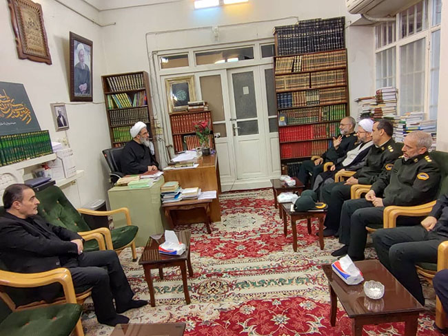 دیدار سردار سرتیپ محمدرضا میرحیدری فرمانده انتظامی استان قم