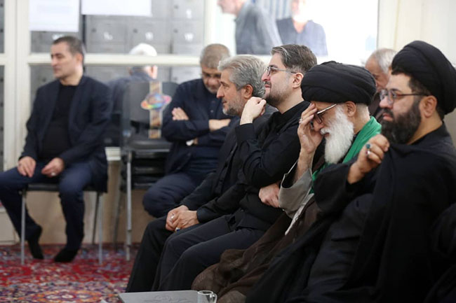 مراسم سوگواری شهادت امام صادق(ع) در دفتر آیت الله فاضل لنکرانی