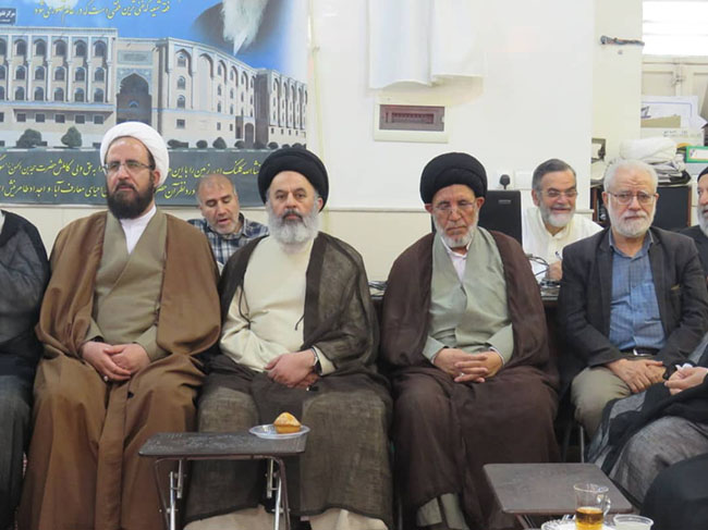 مراسم روضه هفتگی دفتر