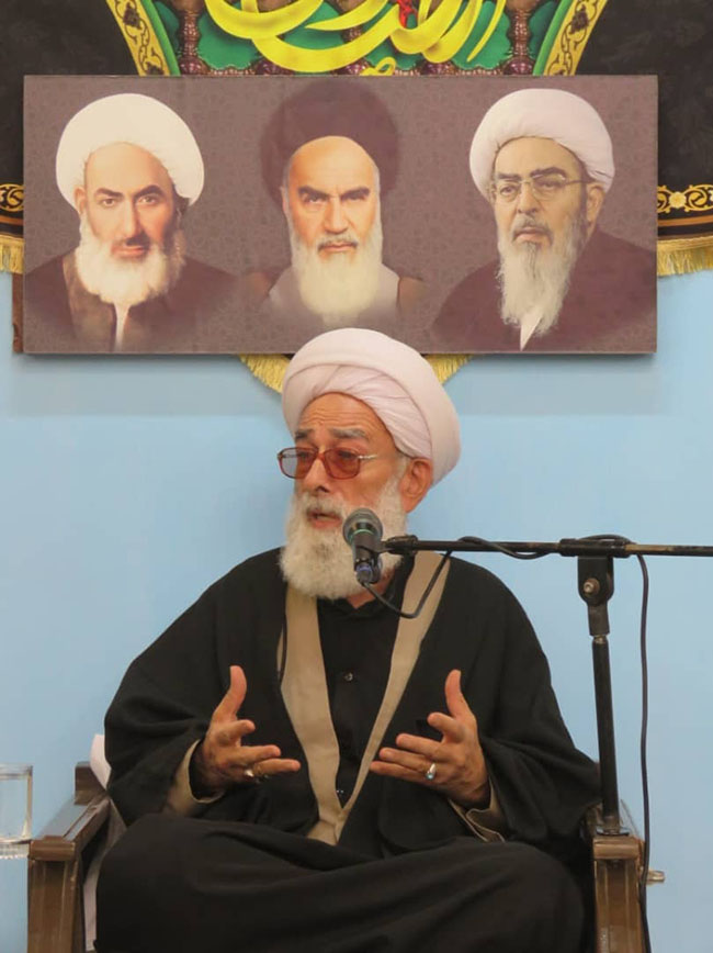 مراسم روضه هفتگی دفتر