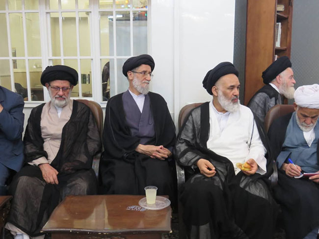 مراسم روضه هفتگی دفتر