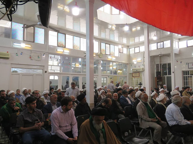 مراسم روضه هفتگی دفتر