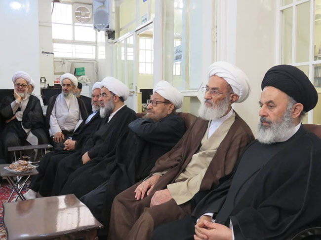 مراسم روضه هفتگی دفتر