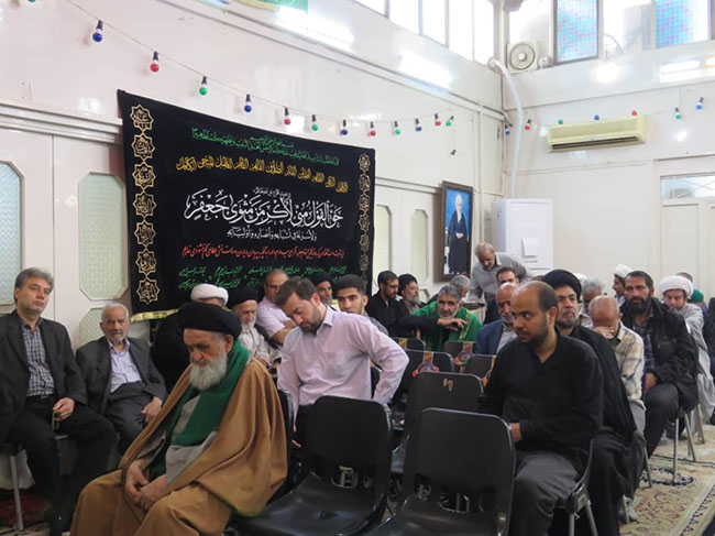 مراسم روضه هفتگی دفتر