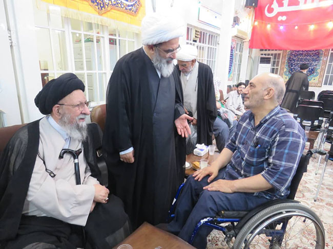 مراسم روضه هفتگی دفتر