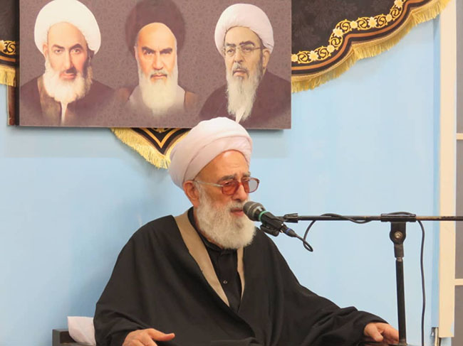 مراسم روضه هفتگی دفتر