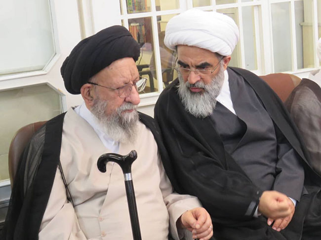 مراسم روضه هفتگی دفتر