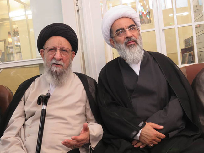 مراسم روضه هفتگی دفتر