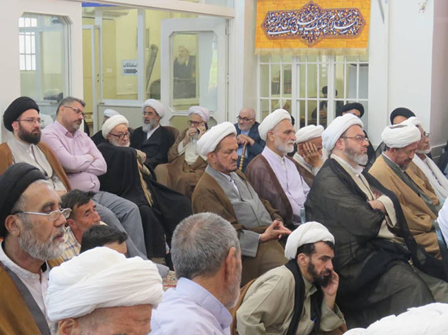 مراسم روضه هفتگی دفتر