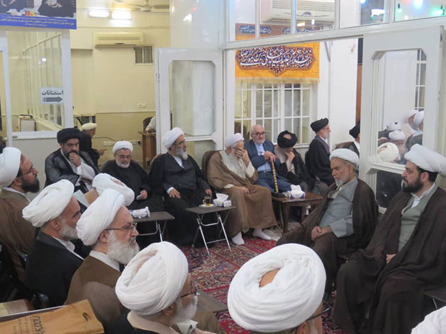 مراسم روضه هفتگی دفتر