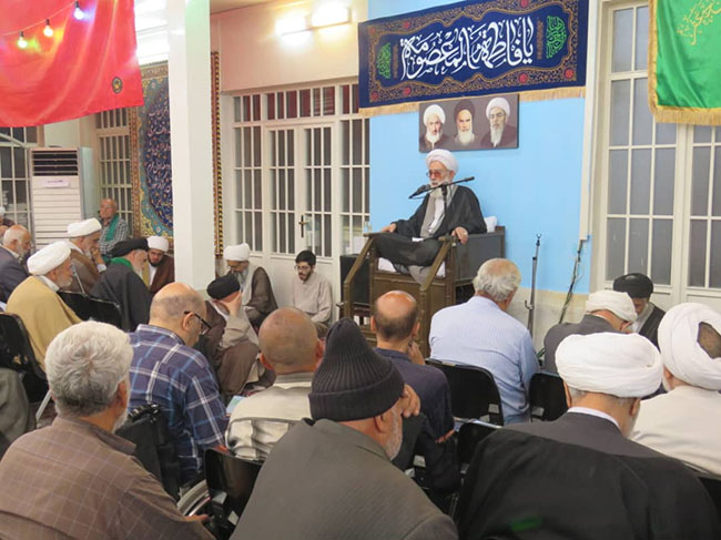 مراسم روضه هفتگی دفتر