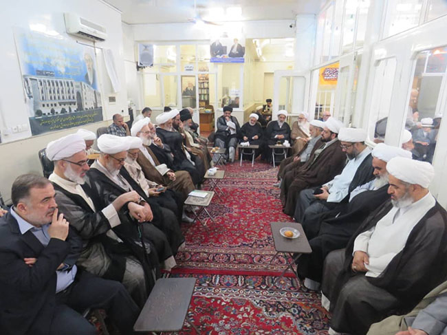 مراسم روضه هفتگی دفتر