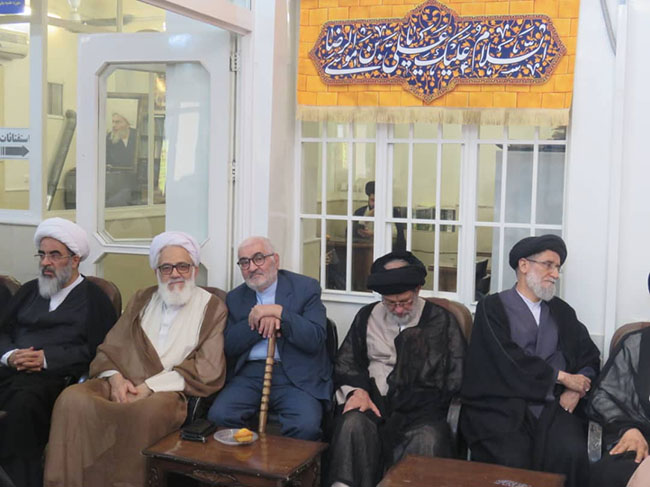 مراسم روضه هفتگی دفتر