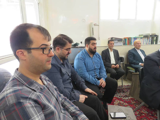 مراسم روضه هفتگی دفتر