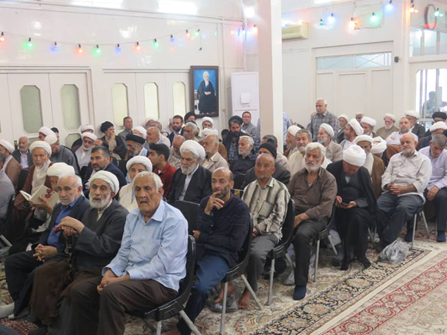 مراسم روضه هفتگی دفتر