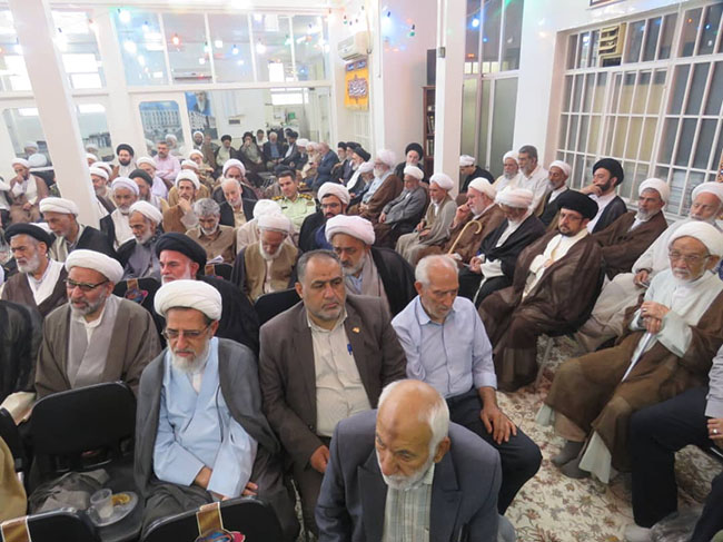 مراسم روضه هفتگی دفتر