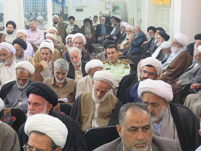 مراسم روضه هفتگی دفتر