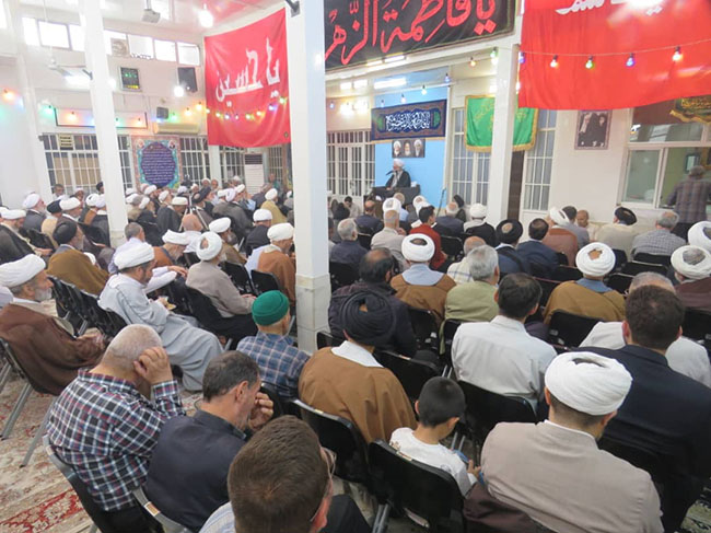 مراسم روضه هفتگی دفتر