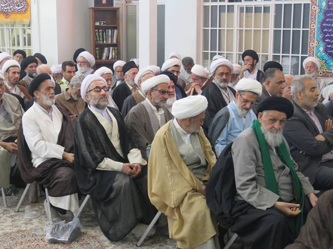 مراسم روضه هفتگی دفتر