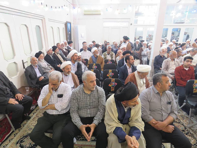 مراسم روضه هفتگی دفتر