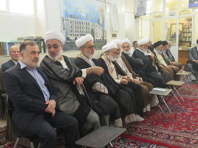 مراسم روضه هفتگی دفتر