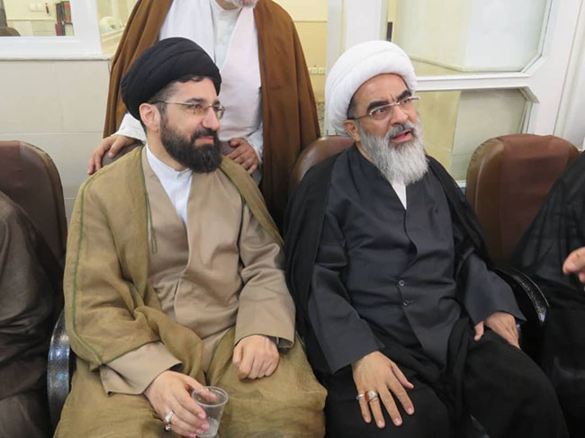 مراسم جشن میلاد با سعادت امام رضا(ع) و آیین عمامه‌گذاری طلاب در حسینیه دفتر آیت‌الله فاضل لنکرانی