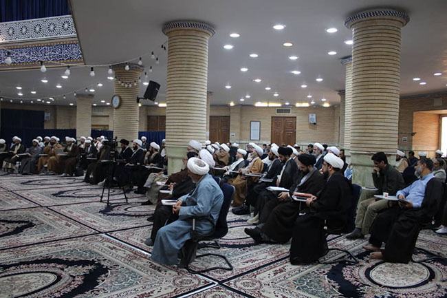 مراسم سوگواری سالروز تخریب قبور ائمه بقیع(ع) در جلسه درس