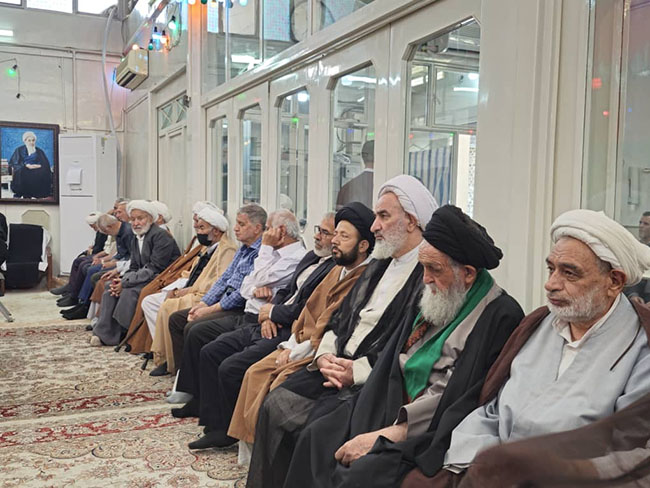 مراسم روضه هفتگی دفتر